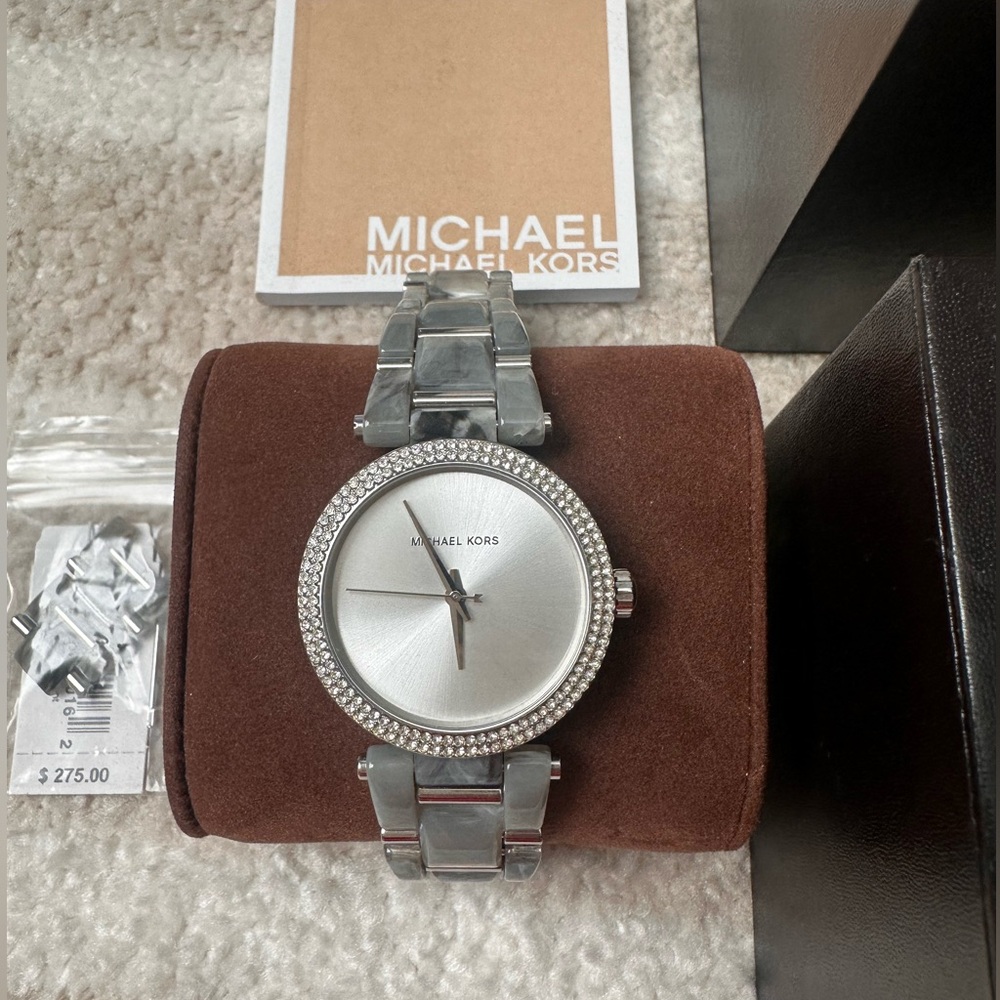 Michael Kors Women’s Watch - Grey Tortoise Shell